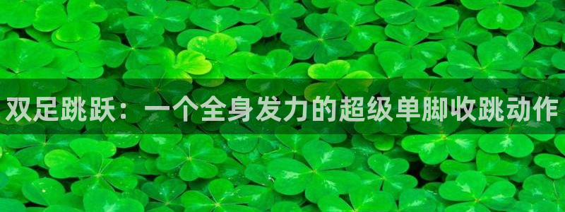 中欧体育在线：双足跳跃：一个全身发力的超级单脚收跳动作